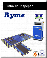 Linha de inspe&ccedil;&atilde;o a trav&otilde;es, suspens&atilde;o e rip&oacute;metro