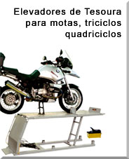 Elevadores de tesoura para motas motociclos triciclos e quadriciclos