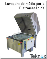 Teknox Portugal máquinas de lavar peças a agua quente rotativas e alta pressão P100 e P120