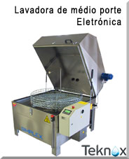 Teknox Portugal máquinas de lavar peças a agua quente rotativas e alta pressão Simplex S100 e S120