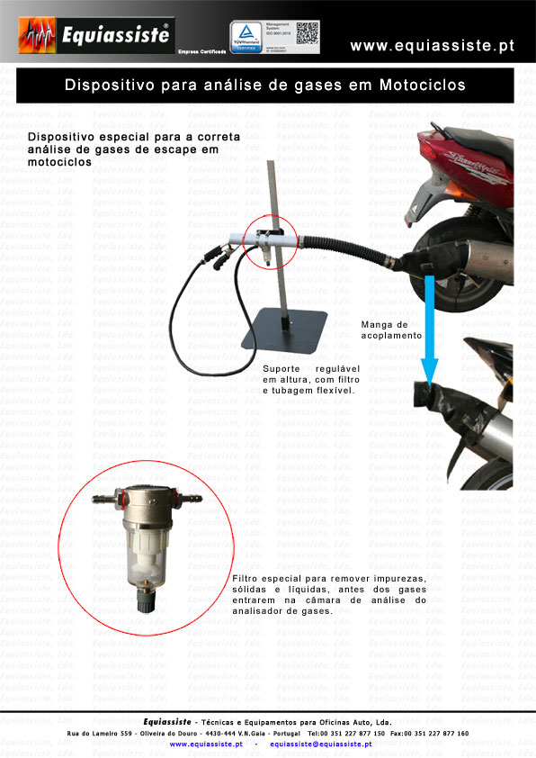 Capelec - Dispositivo para Análise de Gases em Motociclos
