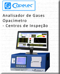 Analisador de gases e opacímetro Centros de Inspeção