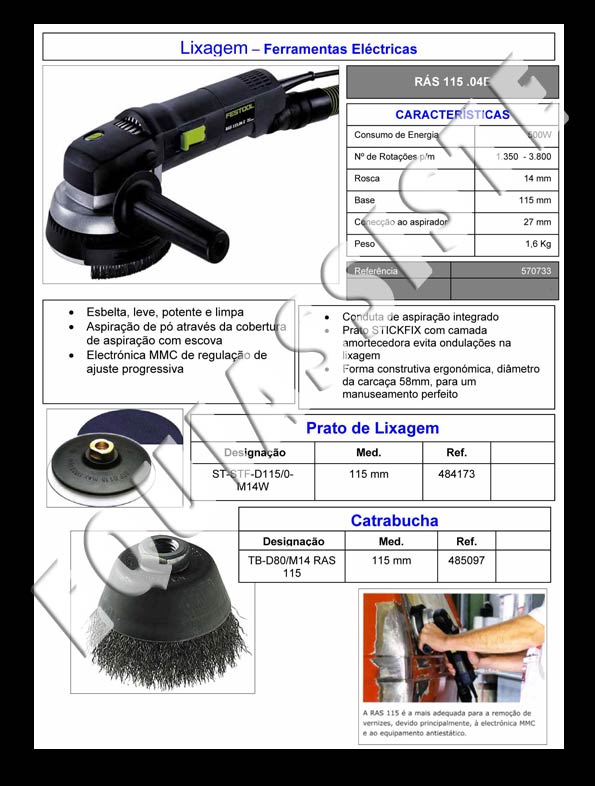 Festool - equipamentos para pintura e repintura automovel - ferramentas electricas e pneumaticas