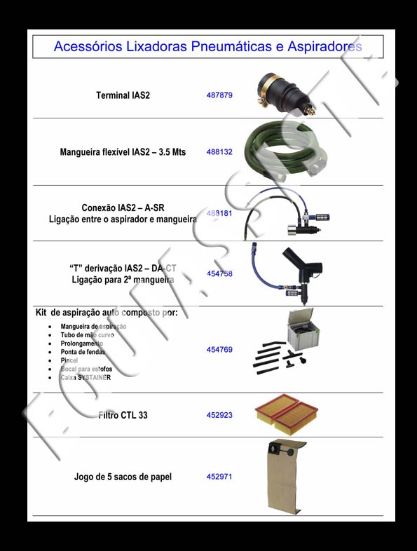 Festool - equipamentos para pintura e repintura automovel - ferramentas electricas e pneumaticas