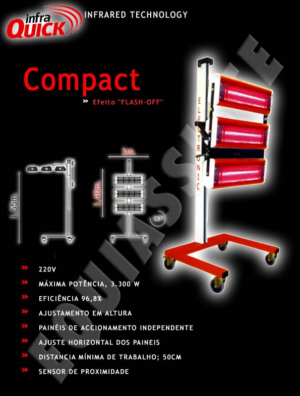 www.equiassiste.pt - Infra Quick - Secadores de infravermelhos onda curta para pintura ou repintura automovel