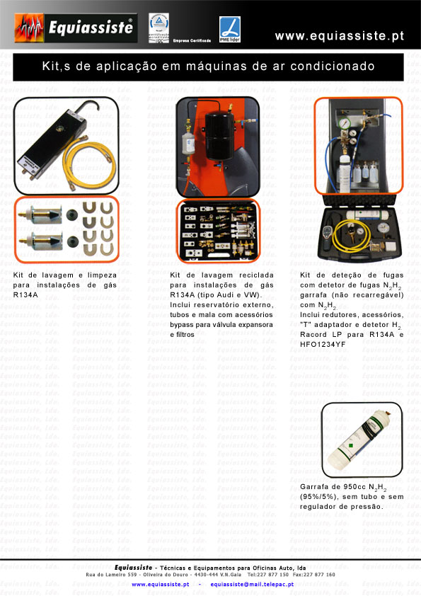 Acessorios para ar condicionado automovel teste de fugas com azoto lavagem do circuito de ar condicionado automovel