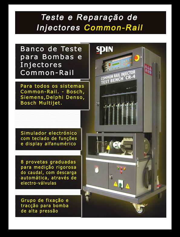 Teste e reparacao de injectores common-rail