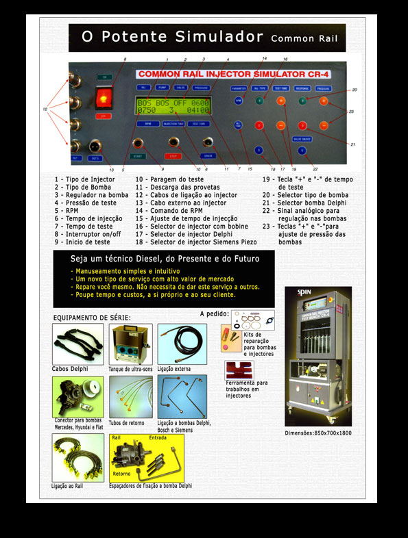 Teste e reparacao de injectores common-rail